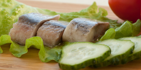 herring and vegetables