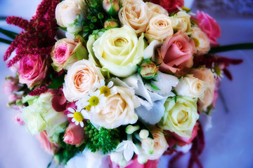 glamour wedding bouquet