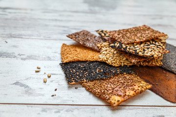  thin healthy seed crackers