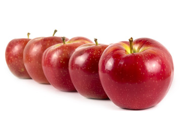 juicy red apples