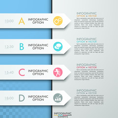 Modern business circle paper style options banner.