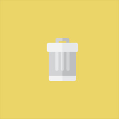 garbage icon flat design