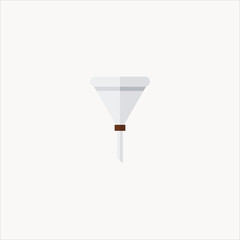 funnel icon flat design