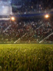 stadium fans bokeh defocus. 3d render illustration.  day © A ST