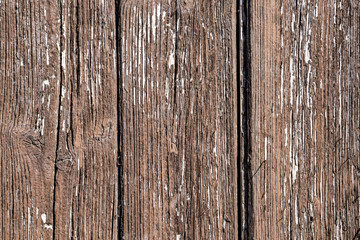  old red wall made of wooden planks