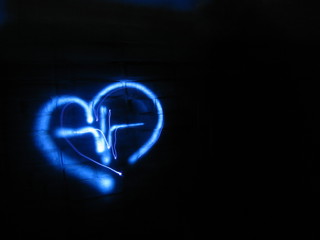 Neon heart