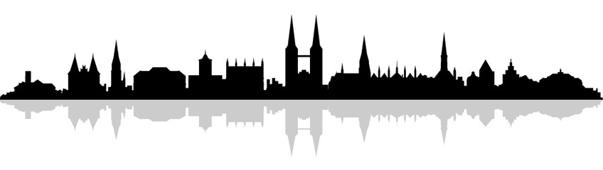 Naklejka premium Skyline Lübeck