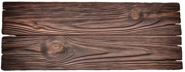Naklejka premium Old dark wood planks texture background plate