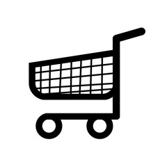 shopping cart trolley icon