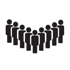 People sign icon vector illustration