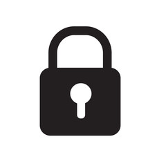 Lock icon vector illustration