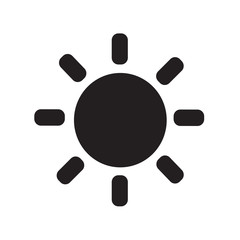 Sun icon vector illustration