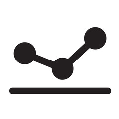 Simple diagram graph icon vector illustration