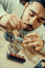 Watchmaker at work