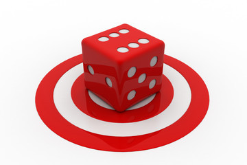 Target board and cube