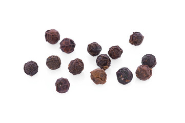pepper corn on white background
