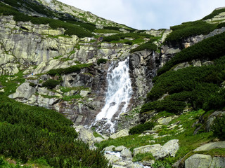Skok waterfall, High Tatras mountains, Slovakia © sleepyhobbit