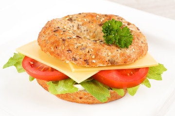 Bagle mit Gouda