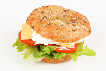 Bagel mit Käse