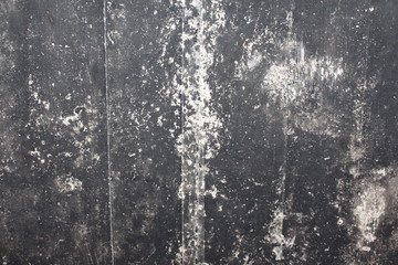 black concrate wall
