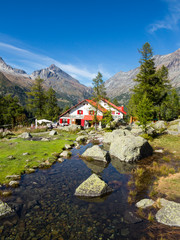 Valmalenco - Porro Ventina - Valley and alpine refuge 