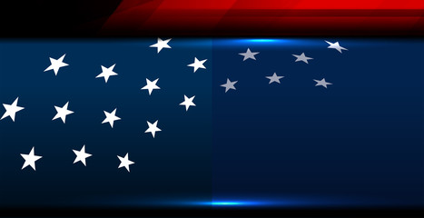 USA Flag Color Background