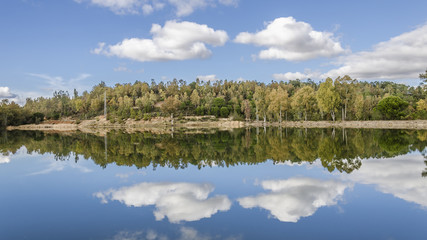 Landscape with reflection