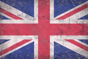 Old United Kingdom (UK) flag background