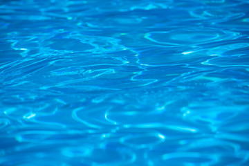 Abstract blue water surface background