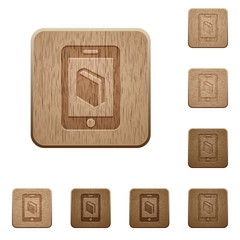 E-book wooden buttons