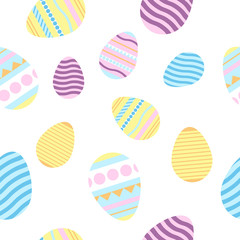 Eater seamless pattern. Flat design.