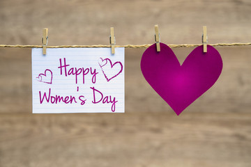 Women's day card or background.