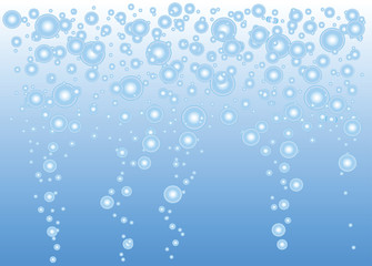 water bubbles that rise up