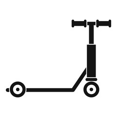 Scooter icon, simple style