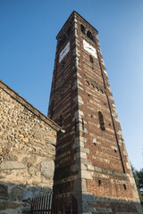 Fototapeta na wymiar Agliate Brianza (Italy): historic church