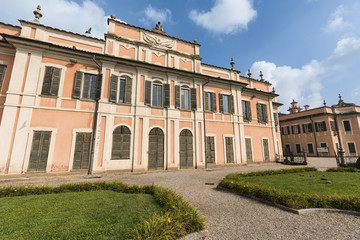 Fototapeta na wymiar Varese (Italy): Palazzo Estense, hosting the town hall