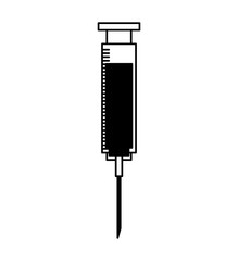 blood donation syringe icon vector illustration design