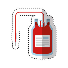 blood donation bag icon vector illustration design