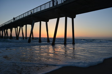 California Fishing Pier Sunset