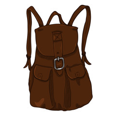 Vector Single Female Casual Backpack