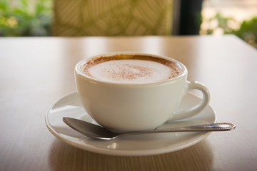 cup of coffee in morning