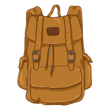 Vector Single Cartoon Casual Style Backpack