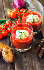 Tomato soup gazpacho