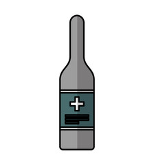 medicine bottle isolated icon vector illustration design