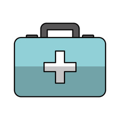 Obraz premium medical kit isolated icon vector illustration design