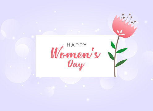 woman's day celebration wallpaper design background