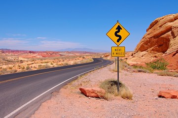 Drive through the Valley of Fire State Park in the USA