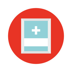 Obraz premium medical kit isolated icon vector illustration design