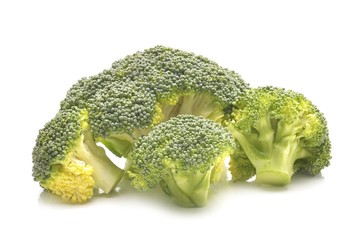 Broccoli cabbage isolated on a white background