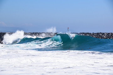 Newport Beach Wedge Surf Spot